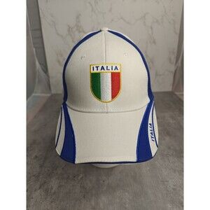 Italia Soccer Shield Logo Baseball Cap Strapback